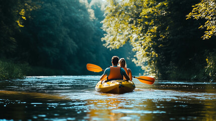 kayak on the water