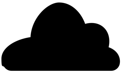 Cloud icon .Weather symbols 