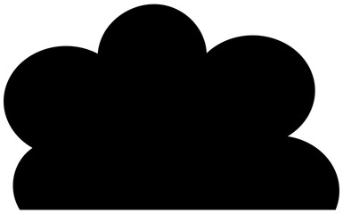 Cloud icon .Weather symbols 