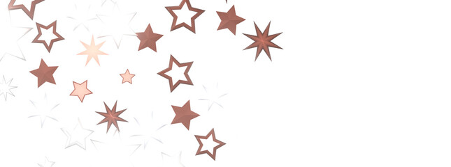 Starlit Christmas Shower: Mesmeric 3D Illustration Depicting Descending Holiday Star Particles