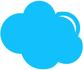 Cloud icon .Weather symbols 