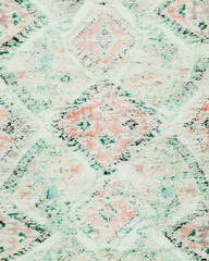 Fototapeta premium Soft Pastel Diamond Patterned Textile Background.