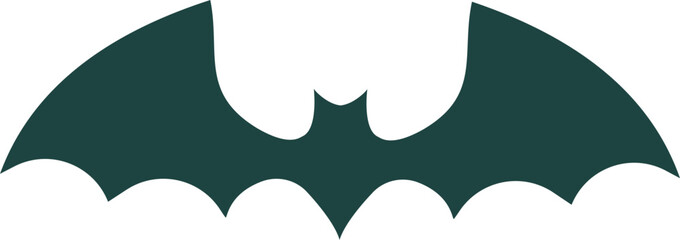 Bat icon. Halloween symbol. Flat icon.