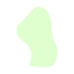 abstract blobs pastel green for background