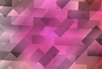 Light Pink vector pattern in square style.