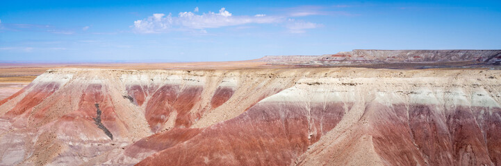 Badlands and Painted Desert near Luepp, Arizona, USA, America.