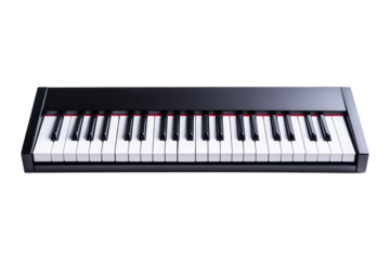 Black and White Piano Keyboard