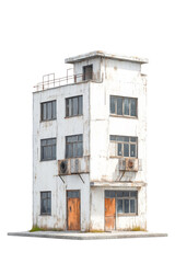 Abandoned Building with Rusty Details