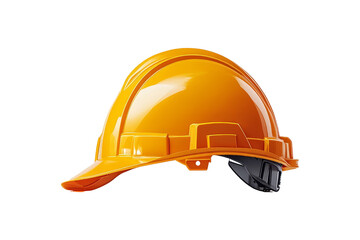 Yellow Hard Hat Safety Helmet Isolated