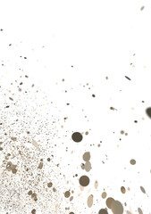 Mesmeric Moments: Mesmeric 3D Illustration Depicting Mesmerizing gold Confetti