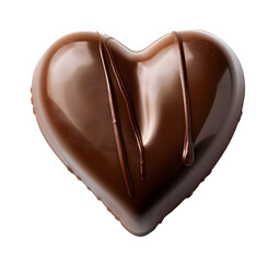 Obraz premium PNG Heart chocolate white background confiture.