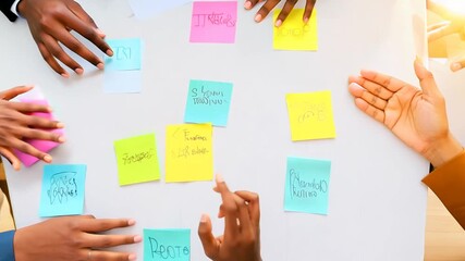 Diverse Marketing Team Brainstorming Financial Solutions With Notes Generative AI