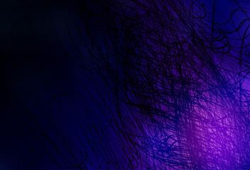 Dark Purple vector blurred and colored pattern.