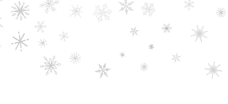 Magical Snowfall: Brilliant 3D Illustration Showcasing Descending Christmas Snowflakes
