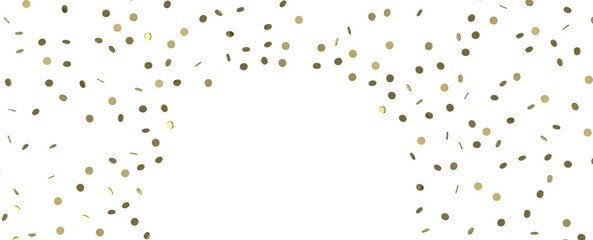 Glittering golden confetti png. Glittering golden