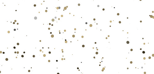 Enchanting Delight: Spectacular 3D Illustration Showcasing Enchanting gold Confetti