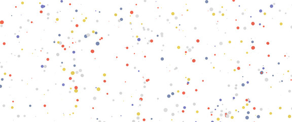 Confetti, paper triangle on the floor, fancy, colorful, celebration party