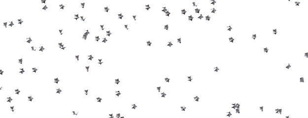 Starstruck Spectacle: 3D Illustration Transports You to a Gold Stars Shower