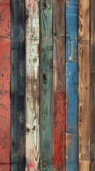 Vibrant Diversity. Multicolored wood texture concept