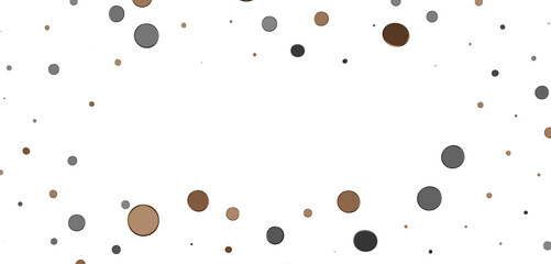  Multicolored confetti on white