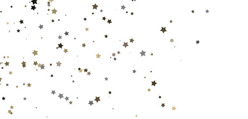Descendant Christmas Constellations: Mind-Blowing 3D Illustration of Falling Festive Star Patterns