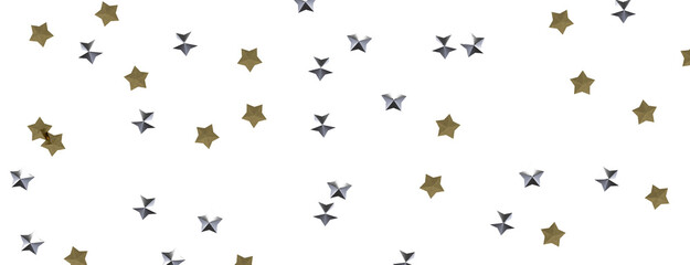 Descendant Christmas Constellations: Mind-Blowing 3D Illustration of Falling Festive Star Patterns
