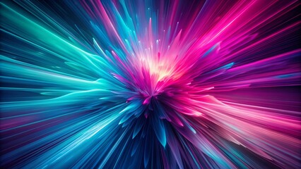 Dynamic abstract blur in vibrant magenta and cyan hues, vibrant, abstract, blur, magenta, cyan, vibrant colors, modern