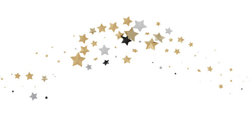 Heavenly Golden Shower: 3D Illustration Brings the Beauty of Stars to Life