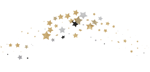 Heavenly Golden Shower: 3D Illustration Brings the Beauty of Stars to Life