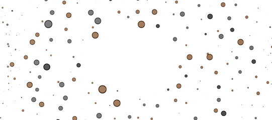 Cascading Splendor: Striking 3D Illustration Showcasing a Dazzling gold Confetti Display