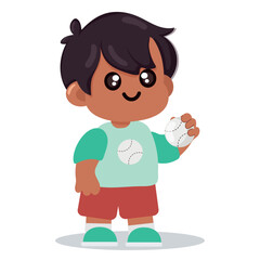 Boy cartoon character Vector