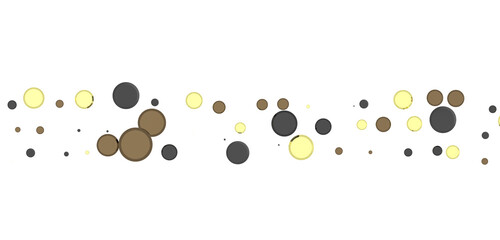 gold  Shower: Dynamic 3D Illustration of Dancing gold Confetti