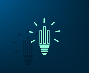 Obraz premium Vector dark color icon with shadow on blue background