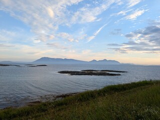 Serene Norway Fjord Mountain Panorama