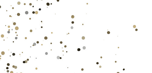 Enchanting Delight: Spectacular 3D Illustration Showcasing Enchanting gold Confetti