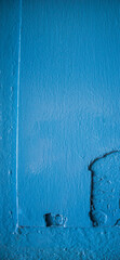 fondo vertical de madera pintada de azul texturizado