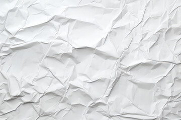 Fototapeta premium Processed collage of crumpled white paper sheet texture. Background for banner, backdrop or texture
