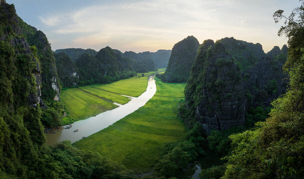 Tam Coc scenery landscape