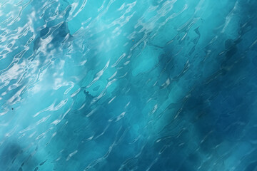 Processed collage of blue calm water surface texture. Background for banner, backdrop or texture