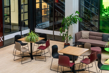 Office Area With Plants