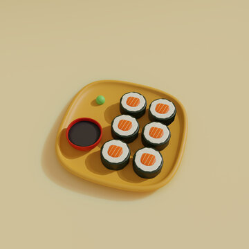 Sushi Maki Plate
