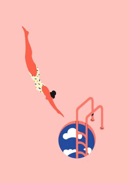 Diving in dreams