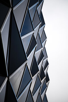 Triangular building facade