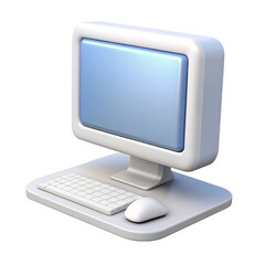 computer monitor isolated on whitecomputer, monitor, keyboard, desktop, pc, screen, mouse, technology, display, internet, lcd, office, business, hardware, equipment, cpu, flat, 3d, black, desk, workst