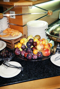 Hotel breakfast buffet