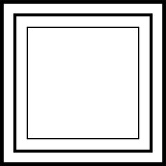 Square line gradient. Geometric shapes