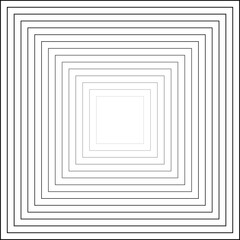 Square line gradient. Geometric shapes