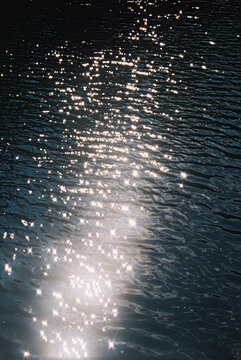 Sunlight reflection on water