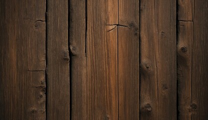 Obraz premium Close-up of rustic wooden planks with textured surface