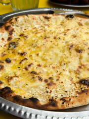 Close up of Naan Cheese with butter
